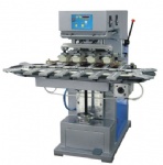 四色油盘转盘移印机