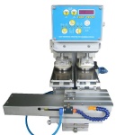 双色油盅穿梭移印机